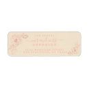 Search for gold floral return address labels Script