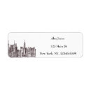 Search for new york city return address labels Manhattan
