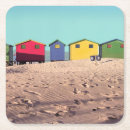 Search for beach hut coasters No people