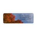 Search for blue orange return address labels Tree