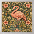 Search for pink flamingo art Vintage