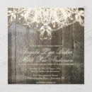 Search for wood and lace wedding invitations Trendy