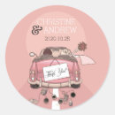 Search for car wedding stickers Cute