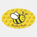 Search for insect oval stickers Yellow