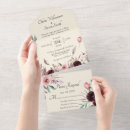 Search for burgundy and ivory wedding invitations Maroon