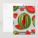 Search for fruit slices postcards Watermelon