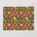 Search for vintage fruit pattern postcards Watercolor