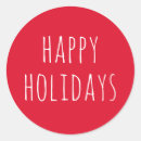 Search for happy winter stickers Red