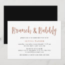 Search for elegant bridal luncheon black gold invitations Black and white
