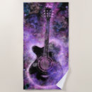 Search for guitar beach towels Music