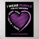 Search for epilepsy awareness posters Purple