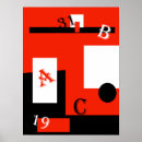 Search for red black white abstract art Wall