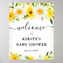 Search for yellow flower posters Baby shower
