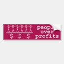 Search for profits bumper stickers Progressive