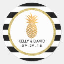 Search for pineapple wedding stickers Elegant