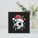 Search for soccer balls christmas cards Red