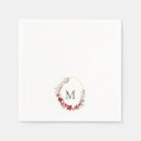 Search for monogram christmas napkins Simple
