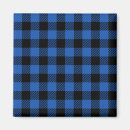 Search for blue plaid pattern magnets Chequered
