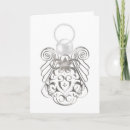 Search for pearl christmas cards Silver
