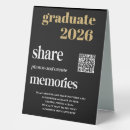 Search for graduation tabletop signs Modern
