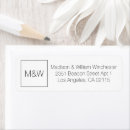 Search for square sticker return address labels Black and white