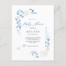 Search for blue watercolor postcards Floral