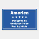 Search for idiots stickers Political