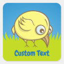 Search for funny cartoon characters stickers Yellow