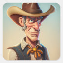 Search for cartoon cowboy stickers Western