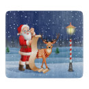 Search for santa claus chopping boards Xmas