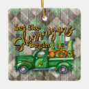 Search for st patrick christmas tree decorations Green shamrock