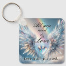 Search for winged hearts key rings Angel wings