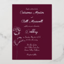 Search for plum and silver wedding invitations Elegant