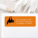 Search for orange cat return address labels Funny