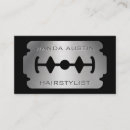 Search for razor blade business cards Barbershop