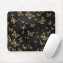 Search for butterfly pattern mouse mats Black