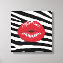 Search for lips canvas prints Girly