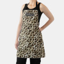 Search for black white leopard aprons Chic