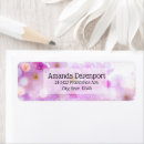 Search for bokeh return address labels Pink