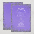 Search for purple and silver engagement party invitations Modern