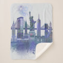 Search for new york city skyline blankets Steampunk