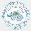 Search for magical thank you stickers Under the sea
