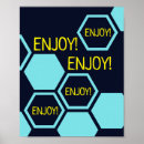 Search for hexagons posters Modern