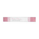 Search for white lace return address labels Pink