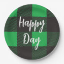 Search for green plaid pattern plates Classic