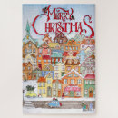 Search for funny christmas puzzles Illustration