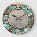Search for driftwood wood clocks Sea glass