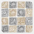Search for vintage textile stickers Patchwork