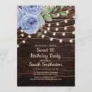 Search for wood sweet 16 invitations Flowers