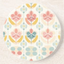 Search for vintage floral coasters Yellow
